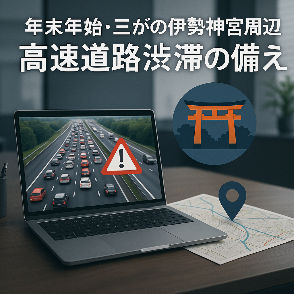年末年始・三が日の伊勢神宮周辺 高速道路渋滞の備え