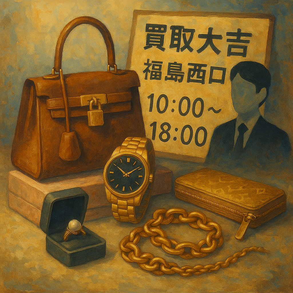 買取大吉福島西口店の安心査定と年中無休10:00～18:00の利便性