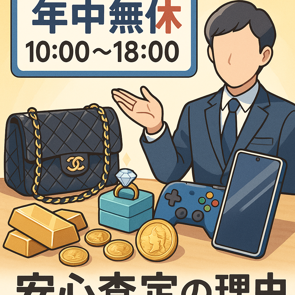買取大吉福島西口店の年中無休10:00〜18:00と安心査定の理由