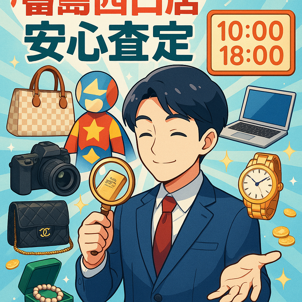 買取大吉福島西口店の安心査定と10:00〜18:00の利便性