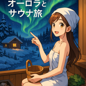 12月のフィンランド北部で味わうオーロラとサウナ旅