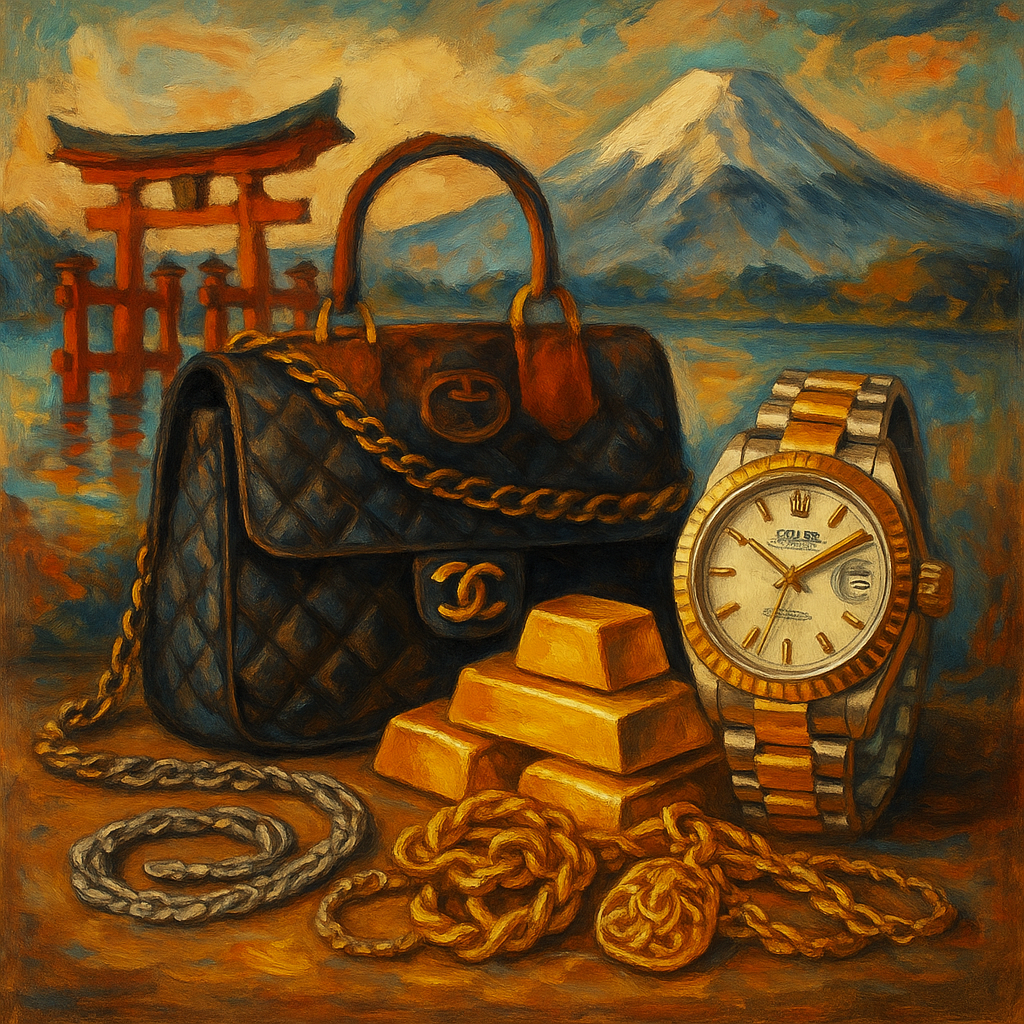 福島市で金高騰、金・プラチナ高価買取とシャネルバッグ・ロレックス時計