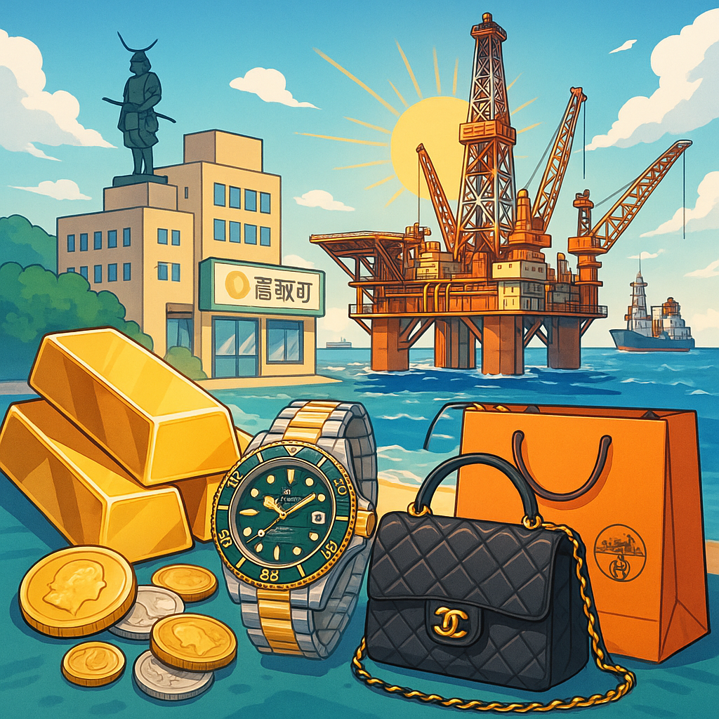 東シナ海ガス田と資源価格：福島市と買取大吉福島西口店の視点