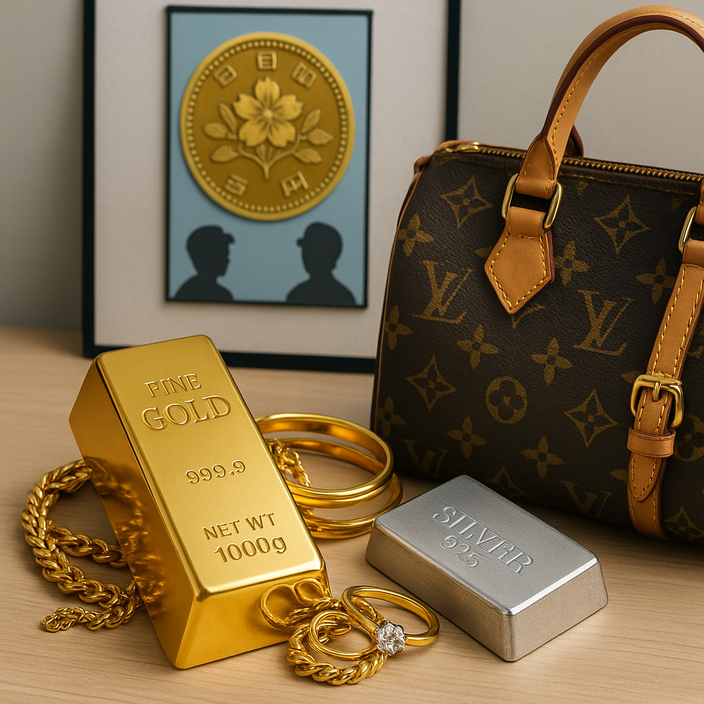 福島市で銀買取と金買取：K18・SV925に強い買取大吉福島西口店