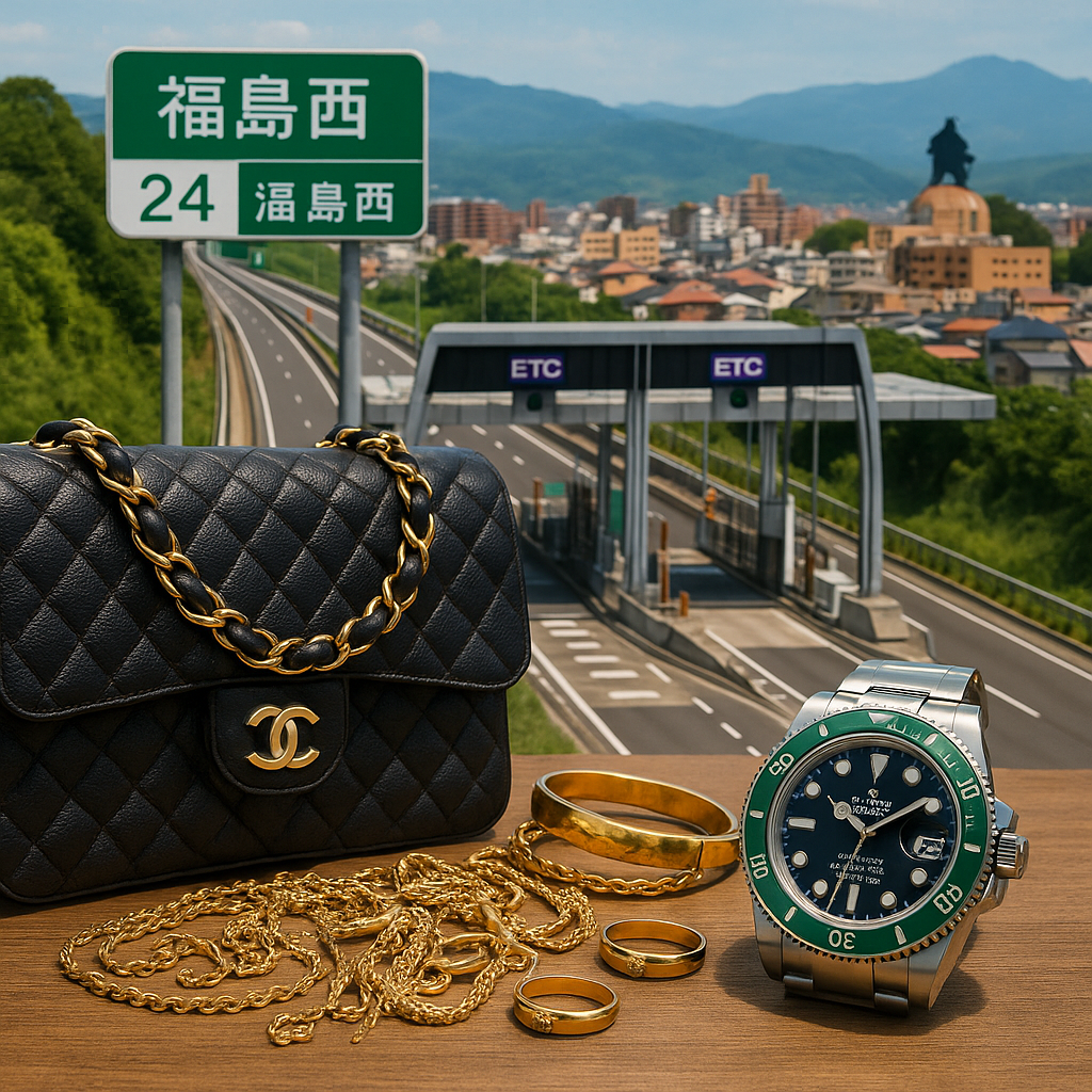 東北自動車道・福島西IC活用術と買取大吉福島西口店