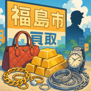 福島市 金 買取・銀買取 K18・SV925対応 年中無休